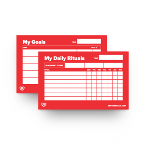 GOAL + RITUAL CARDS 10 PACK